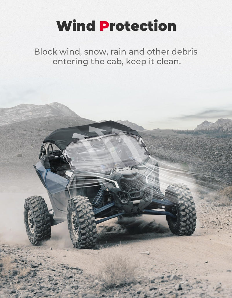 Load image into Gallery viewer, 3-Piece PC Front Full Windshield for Can-Am Maverick X3/MAX
