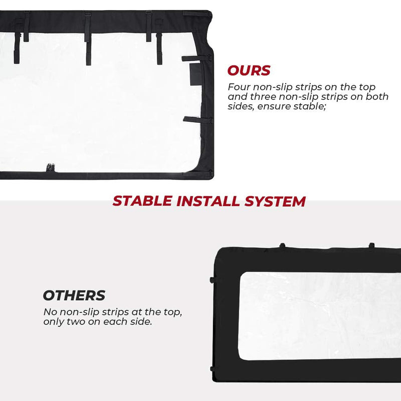 Load image into Gallery viewer, Rear Windshield with Zipper Back for Yamaha Rhino / Massimo

