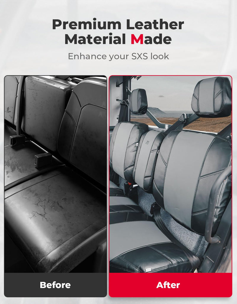 Load image into Gallery viewer, Split Bench Seat Covers Leather for Can Am Defender HD10|9|8|7
