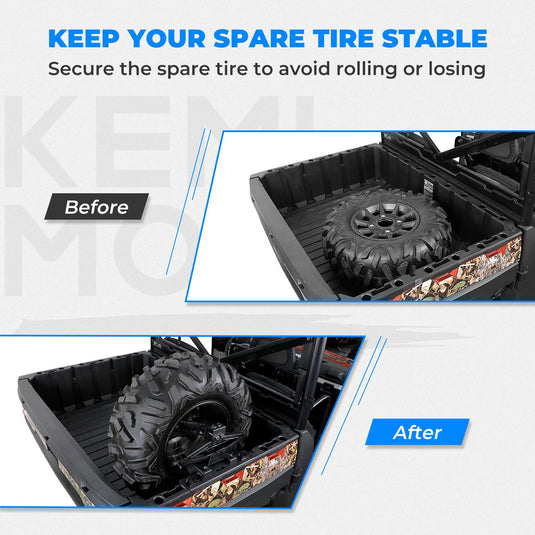 UTV Spare Tire Mount for Polaris Ranger 500 1000 XP 1000