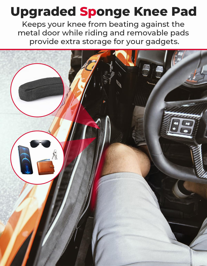 Load image into Gallery viewer, Front Door Bags With Knee Pads for Polaris RZR PRO XP/4, PRO R/4, Turbo R/4
