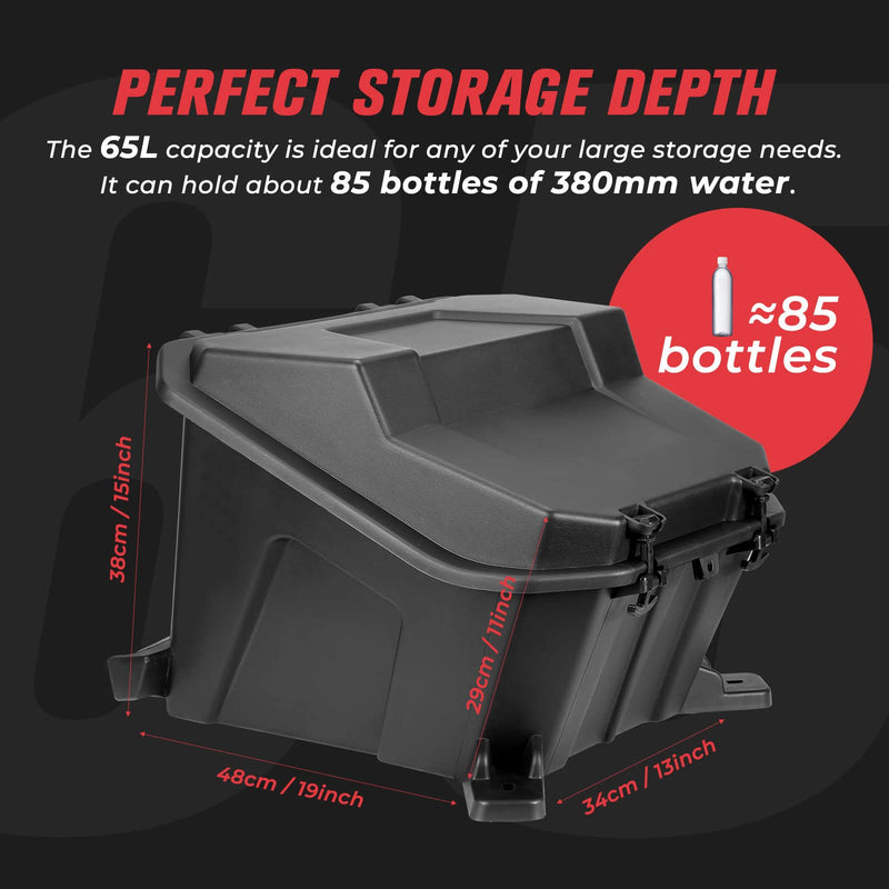 Load image into Gallery viewer, Black Cargo Box for Polaris RZR XP 1000/4 1000 2014-2023
