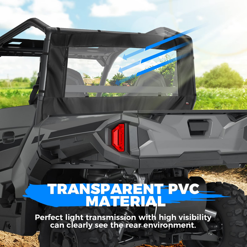 Load image into Gallery viewer, PVC Soft Rear Windshield for Polaris General 1000 /XP 1000
