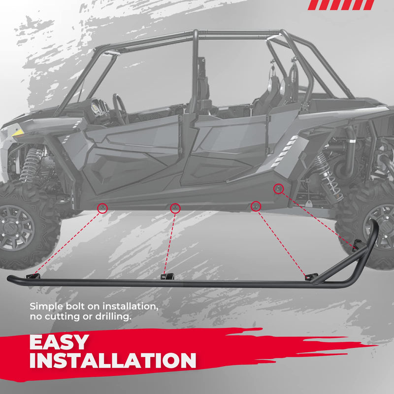 Load image into Gallery viewer, Steel Nerf Bars Fit Polaris RZR XP 4 1000 / 4 Turbo 2014-2023
