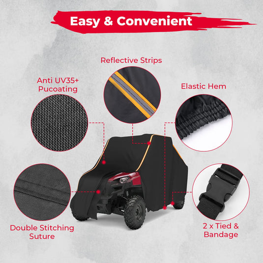 UTV Storage Sun Rain UV Cover for Polaris Ranger RZR XP 1000