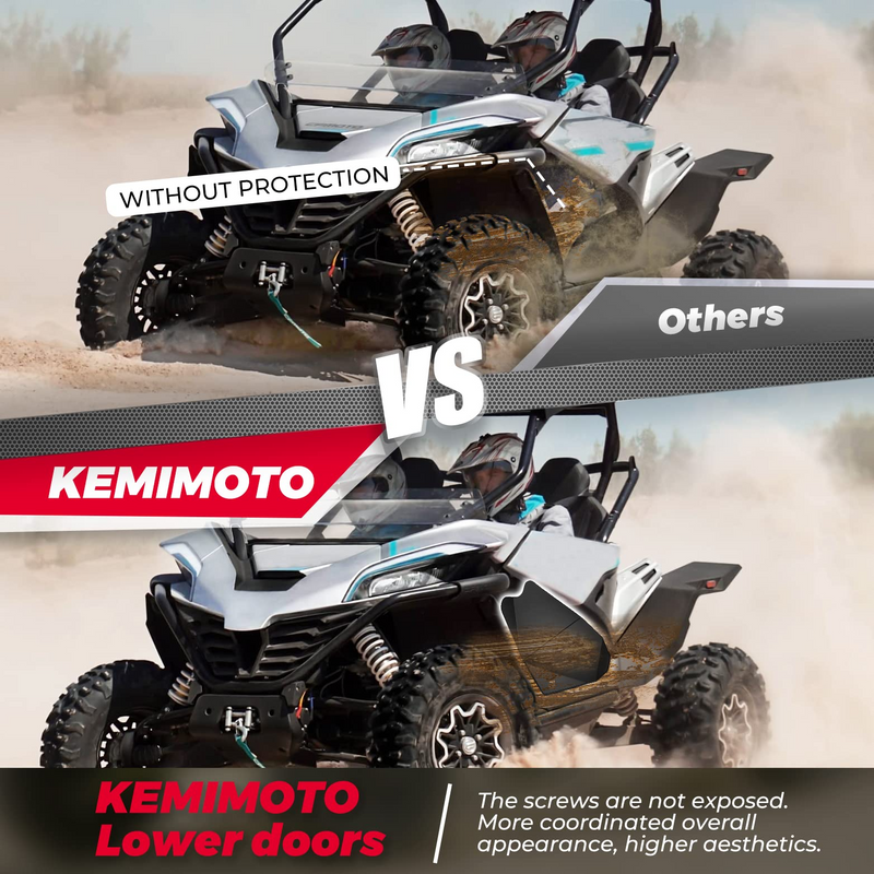 Load image into Gallery viewer, Aluminum Lower Doors Inserts for CFMOTO ZForce 950
