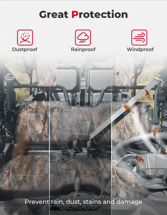 Seat Covers for Pioneer 700 700-4 2014-2024 (Camo)