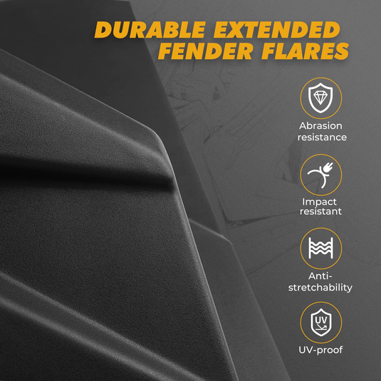 Rear Fender Flares for Polaris RZR XP 1000 /4 1000 2014-2023