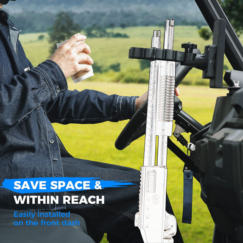 Load image into Gallery viewer, UTV Rifle Gun Holder for Polaris Ranger &amp; General
