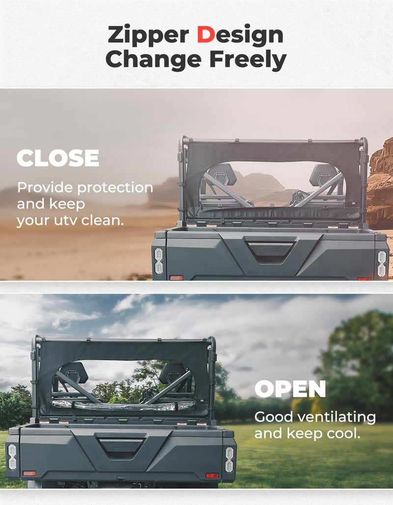 Load image into Gallery viewer, Rear Soft Windshield with Zipper for CFMOTO Uforce 1000/1000XL
