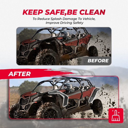 Upgraded Extended Fender Flares for Can-Am Maverick X3 / X3 Max
