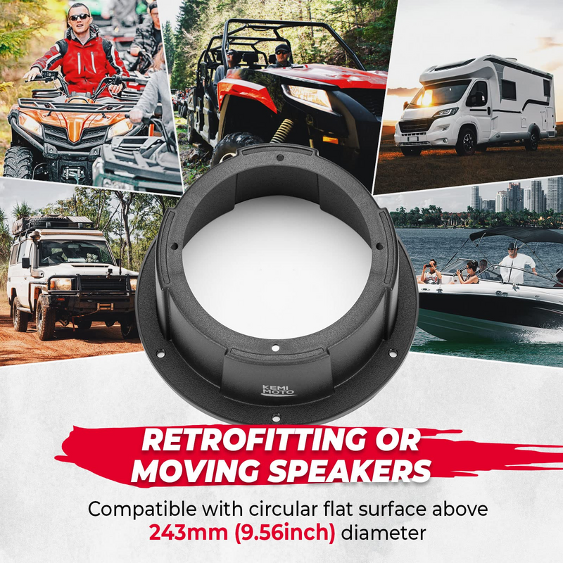 Load image into Gallery viewer, 6.5 Inch Mount Speaker Pod For UTVs, RVs, Cars, Boats, Trunks, Trailers
