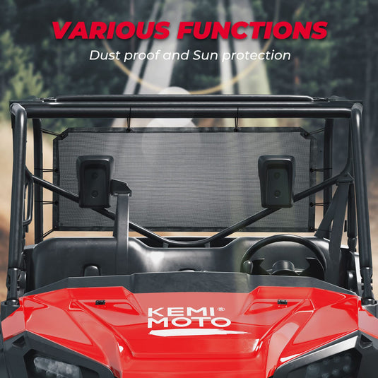 Soft Rear Window Net Fit Pioneer 500 700 1000