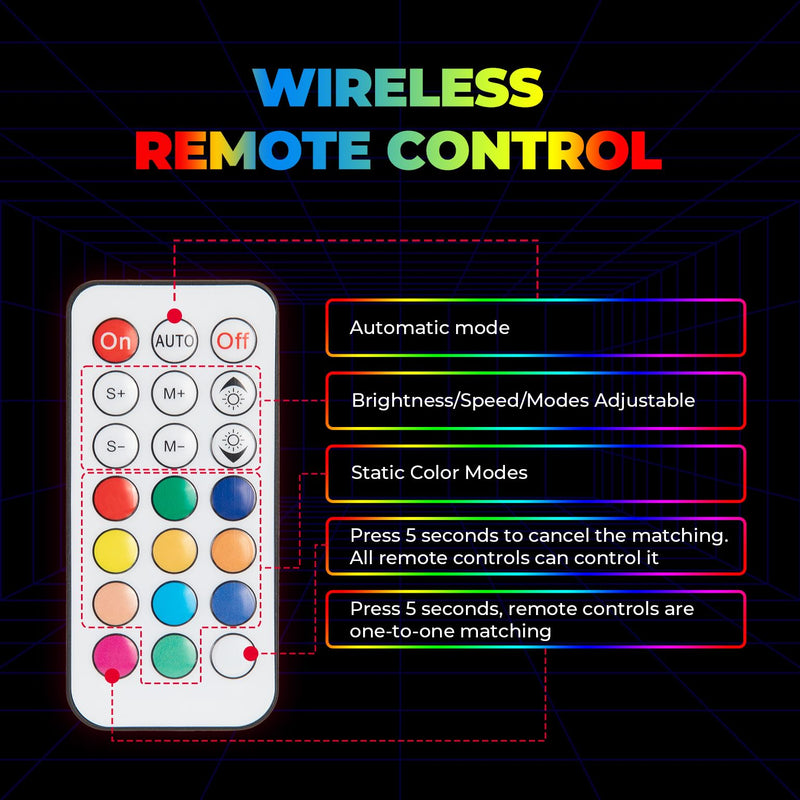 Load image into Gallery viewer, 2pcs 5FT UTV Spiral Whip Light with RF Remote Control
