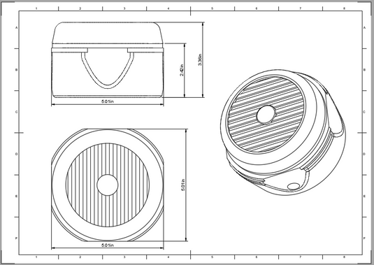 Waterproof Bluetooth 4 inch Slim Speaker Pod Add ons