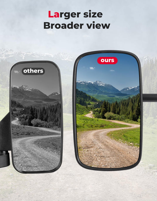 UTV Side Mirrors for Kubota RTV 400/ 500/ X1100/ X1140/ X1100C