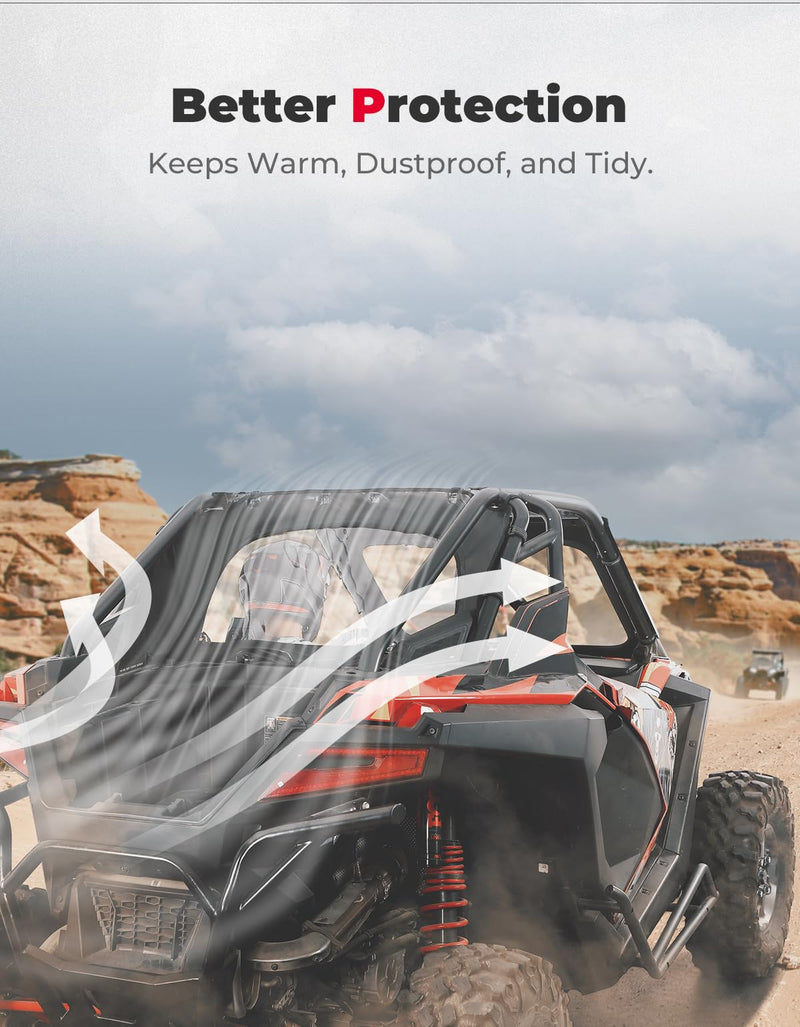 Load image into Gallery viewer, UTV Soft Rear Windshield for RZR PRO XP /Turbo R
