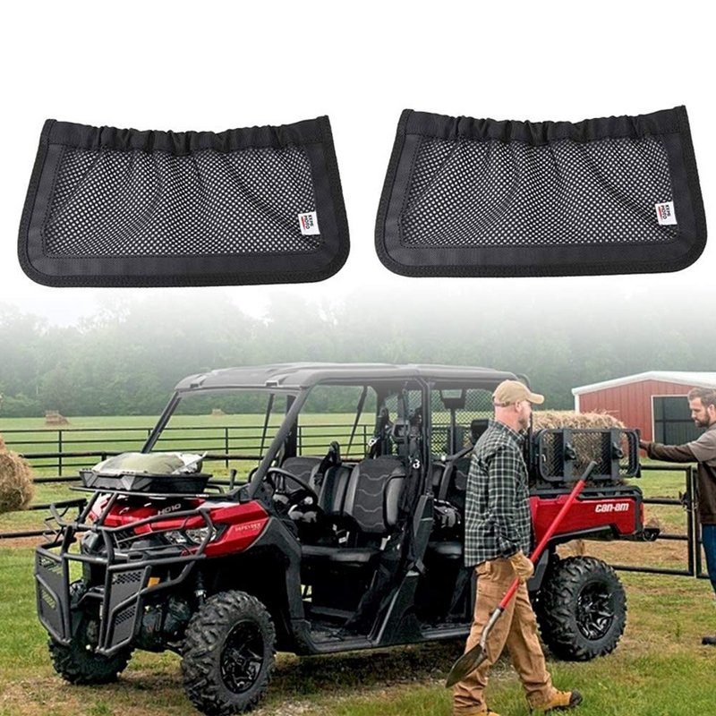 Load image into Gallery viewer, UTV Backrest Rear Storage Nets for Can Am Defender Max
