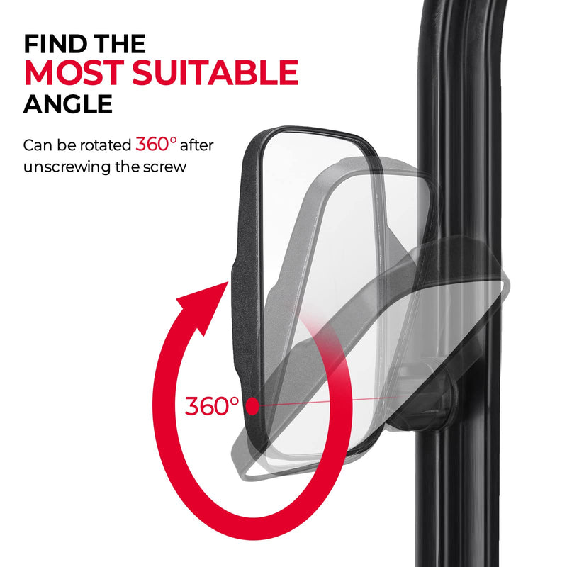 Load image into Gallery viewer, Adjustable Side Mirrors with Bypass for Ranger/ General/ Defender/ Maverick Trail

