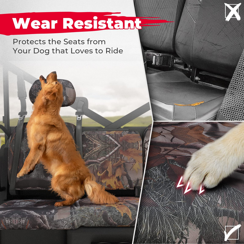 Load image into Gallery viewer, Camo Split Bench Seat Covers for Polaris Ranger XP 1000/Crew
