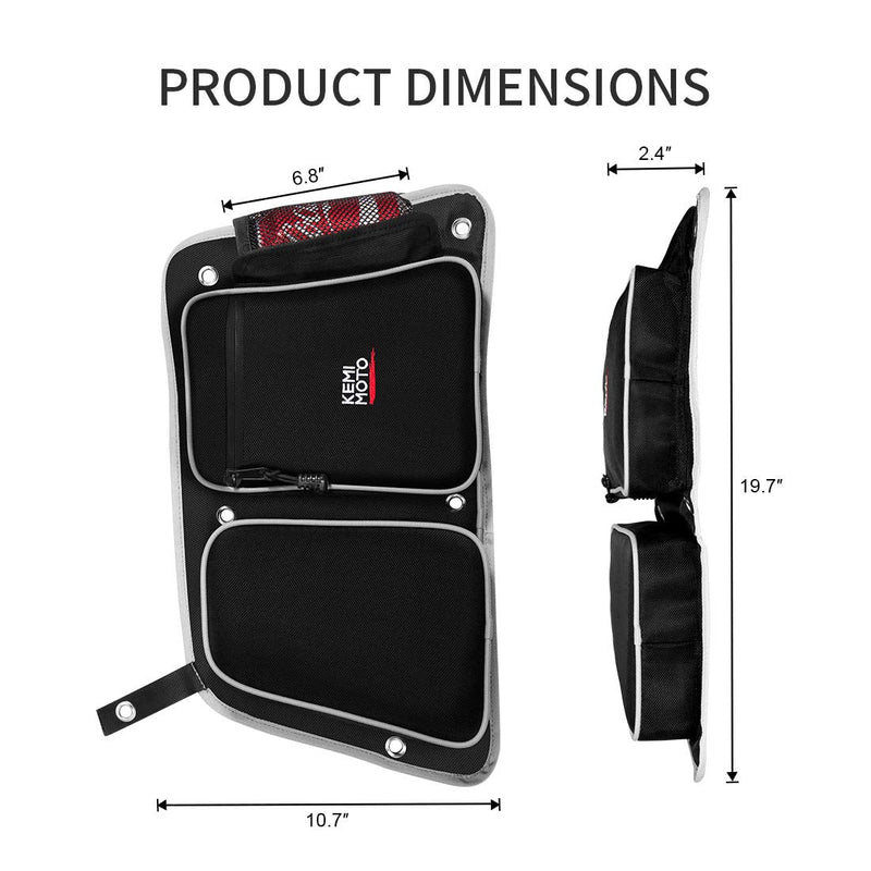 Load image into Gallery viewer, Rear Door Bags with Knee Pad for Polaris RZR XP 4 1000 2014-2023
