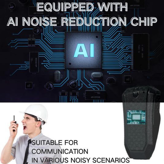Ruyage AI Noise Reduction Headset Cable for Analog Two Way Radio
