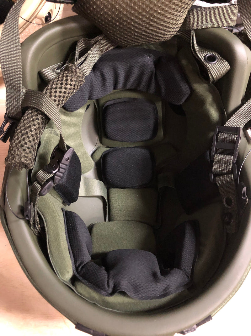 Load image into Gallery viewer, Ballistic Helmet RT2 High Cut Helmet: Tested to LEVEL IIIA (Included Arc Rails, Padding, Straps)
