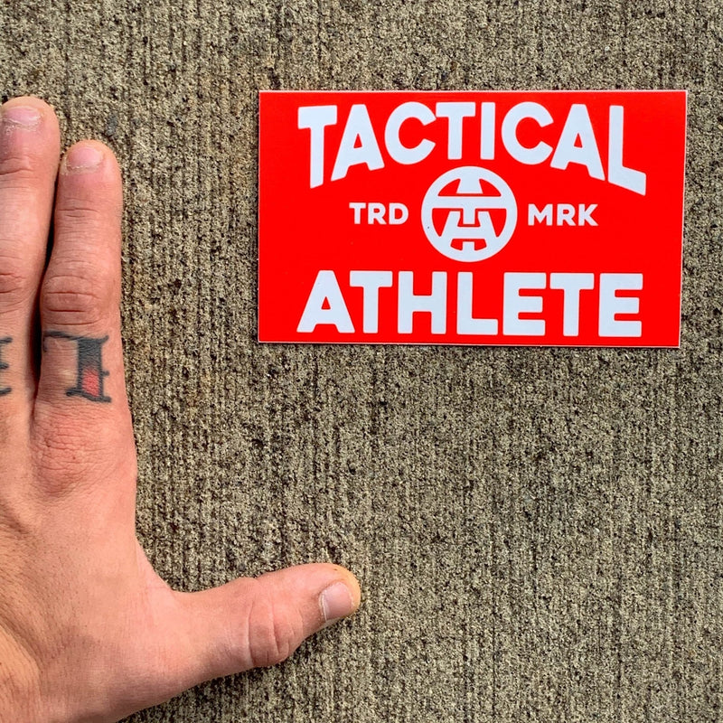 Load image into Gallery viewer, TACTICAL ATHLETE RED DECAL
