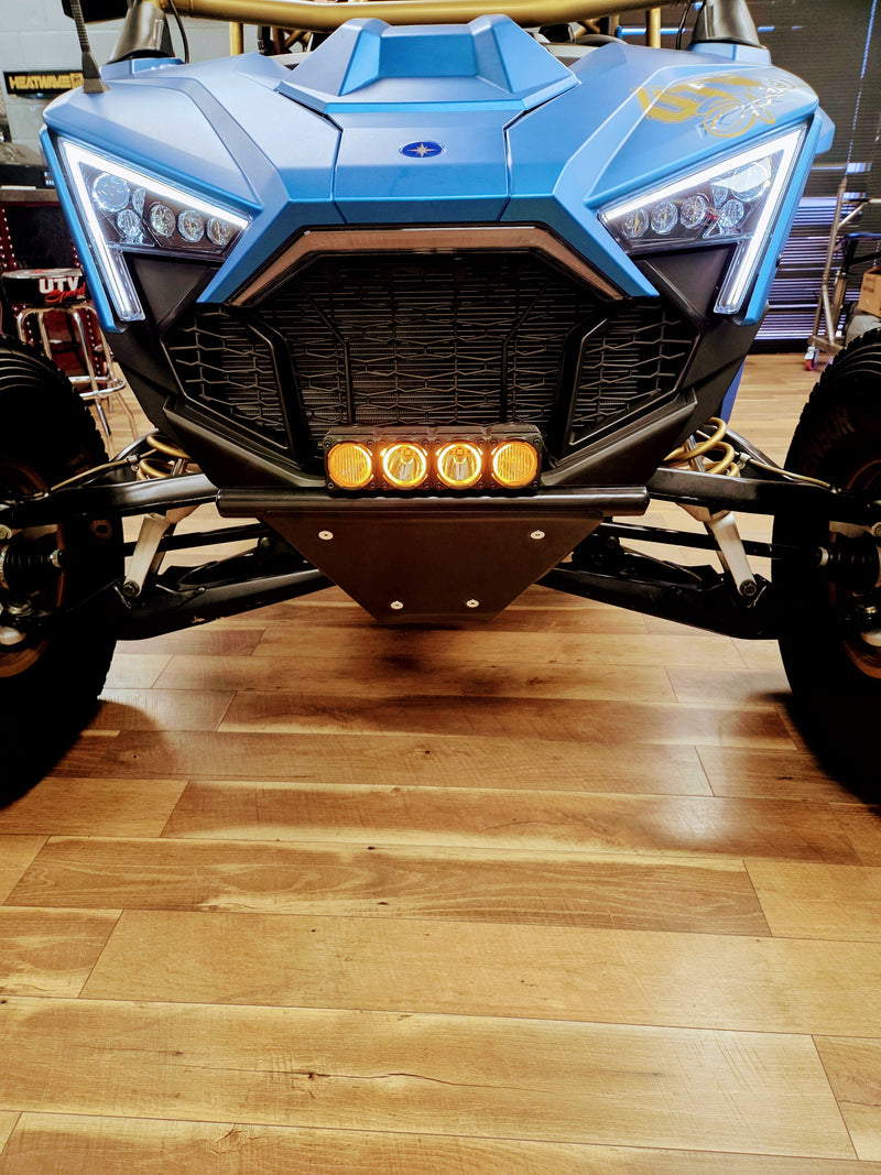 Load image into Gallery viewer, UTV Speed Polaris Pro R Flat Top Front Bumper
