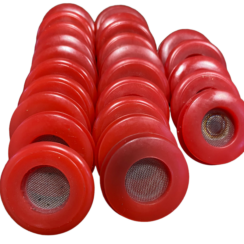 Load image into Gallery viewer, Polyurethane Seal With Filter, Red Gladhand 25 Pack | 10017RF
