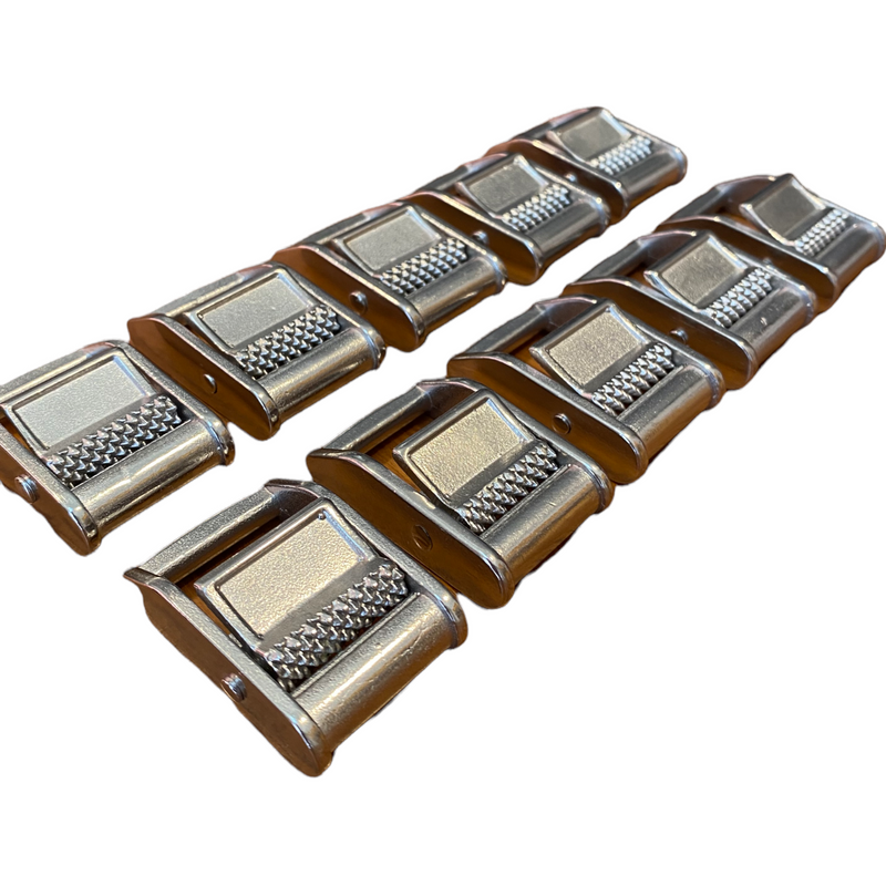 Load image into Gallery viewer, 1&quot; Stainless Steel Cam Buckle Tie Down 10 PACK | 1CBSSX10
