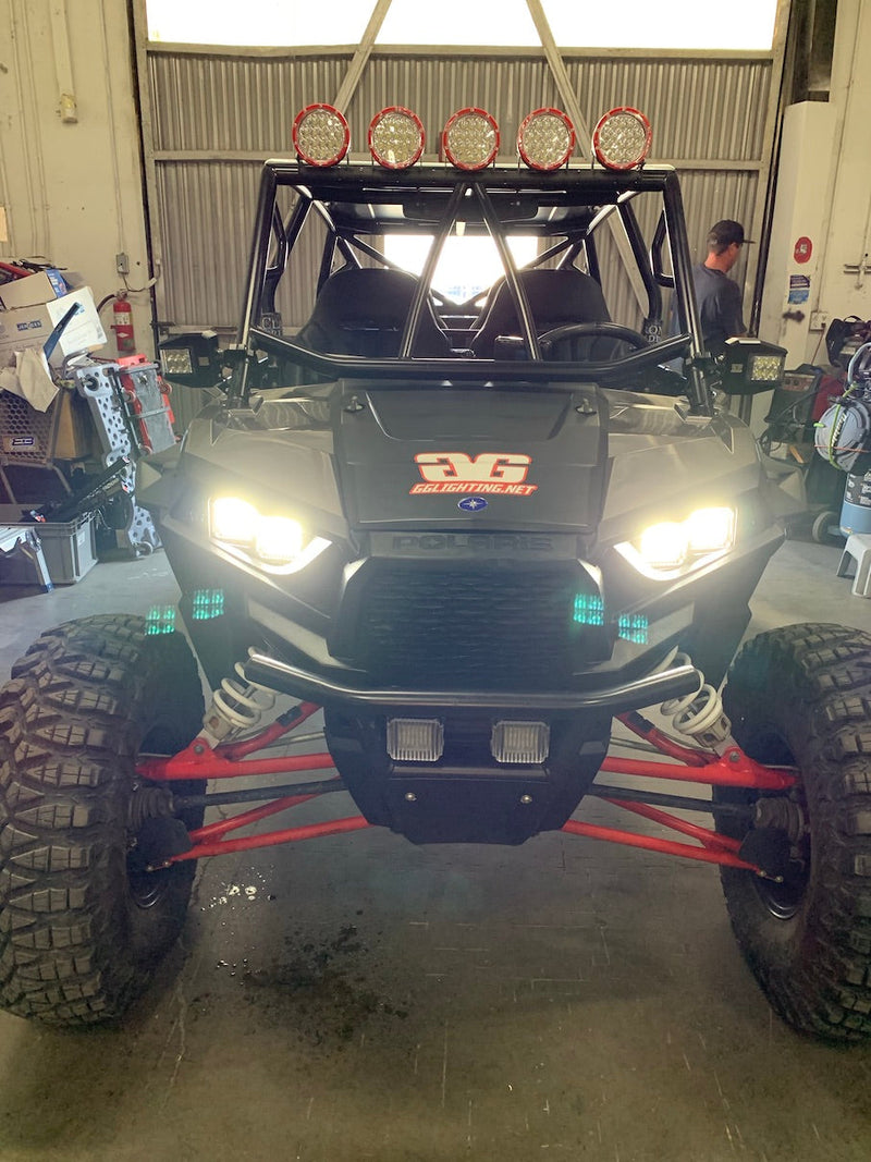 Load image into Gallery viewer, 2014+ RZR XP1000 Headlight Pod Conversion Headlight Mounts
