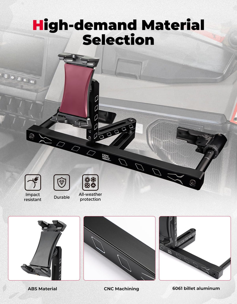 Load image into Gallery viewer, Electronic Device Mounts with Grab Bar For RZR PRO XP/R/Turbo R
