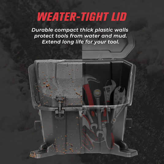 Black Cargo Box for Polaris RZR XP 1000/4 1000 2014-2023