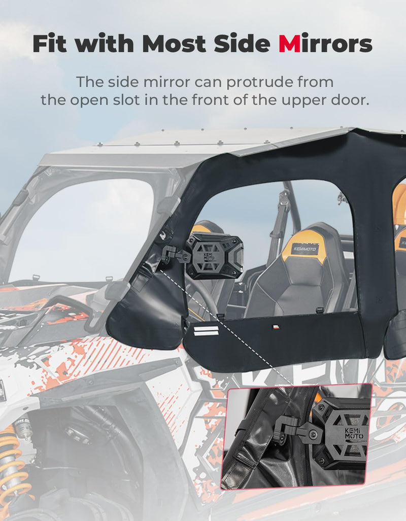 Load image into Gallery viewer, Soft Upper Door Cab Enclosure Set for Polaris RZR XP 4 1000 2014-2023

