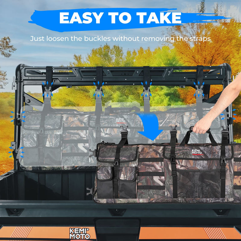 Load image into Gallery viewer, UTV Double Gun Holder Tool Rack for Hunting Gear
