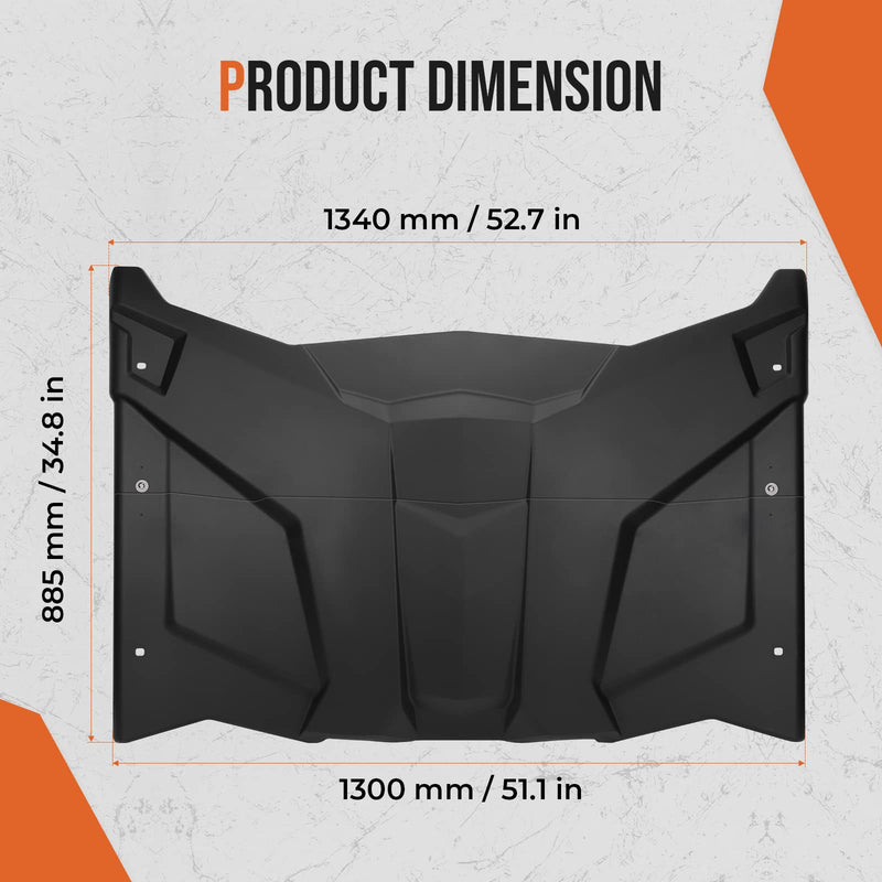 Load image into Gallery viewer, Front Lower Door Inserts &amp; Plastic Roof For Can-Am Maverick X3
