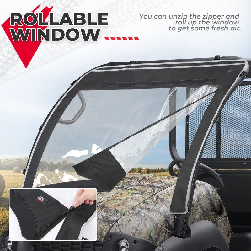 Load image into Gallery viewer, 600D Oxford Fabric Front Windshield for Kawasaki Mule 610 600 SX 600
