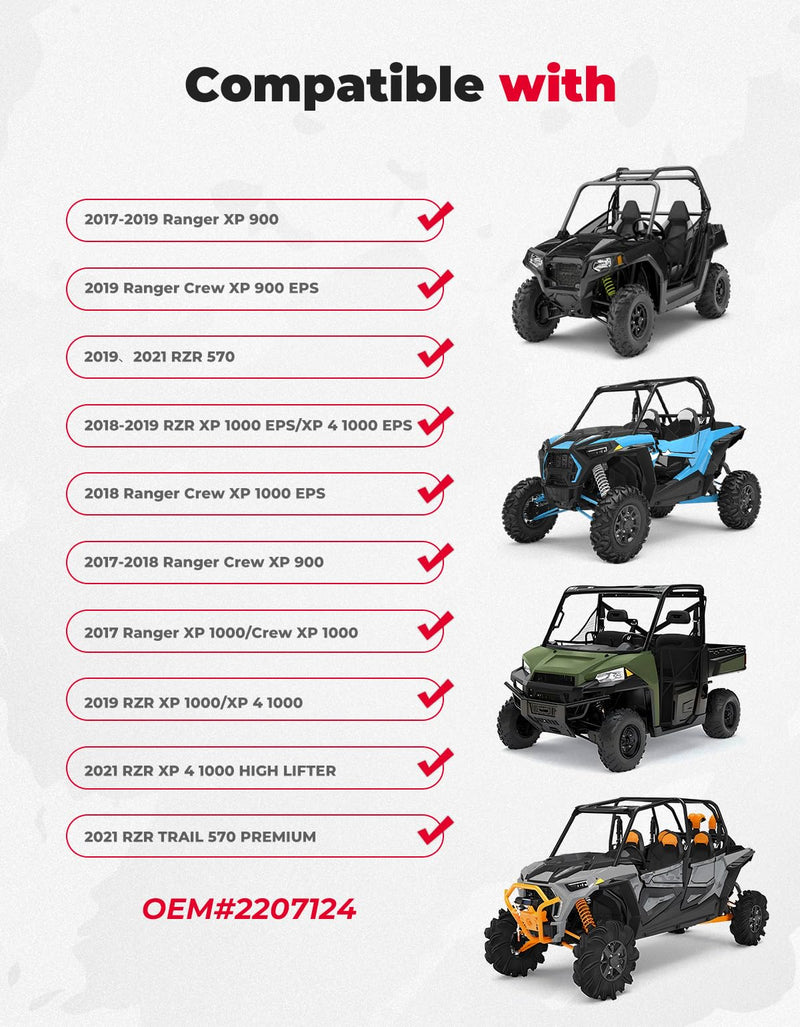 Load image into Gallery viewer, Outer Clutch Cover with RGB Lights for Polaris RZR Ranger (2017-2021)
