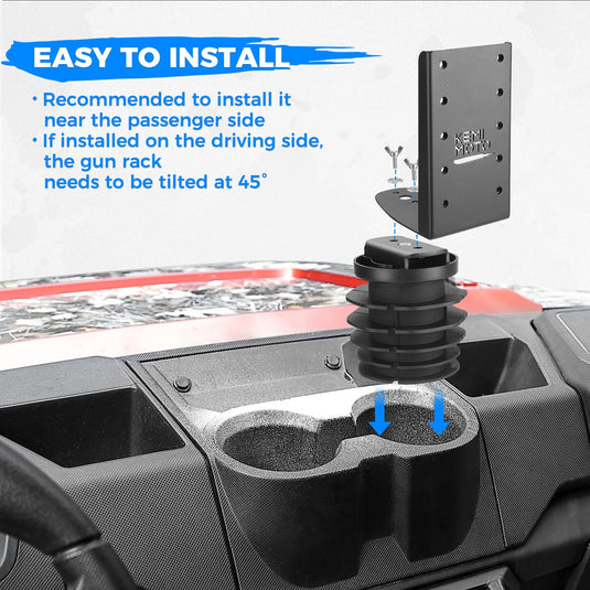 UTV Rifle Gun Holder for Polaris Ranger & General