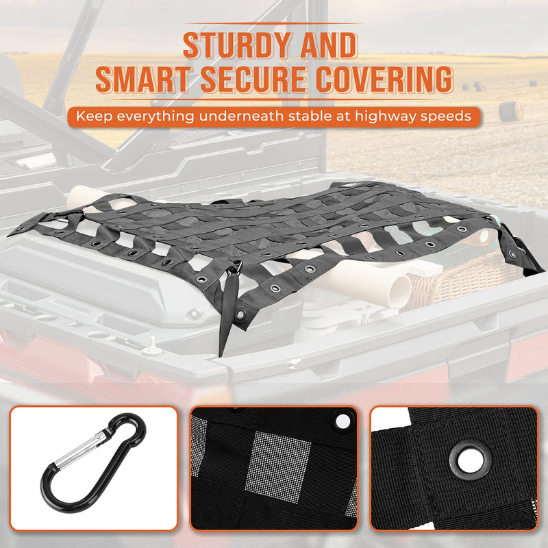 Load image into Gallery viewer, Heavy Duty UTV Bed Cargo Net for Polaris Ranger, Can-Am
