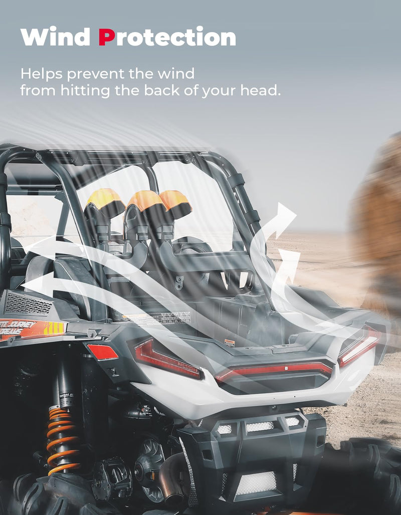 Load image into Gallery viewer, Heavy Duty Rear Windshield for Polaris RZR XP 4 1000 (4 Seater)
