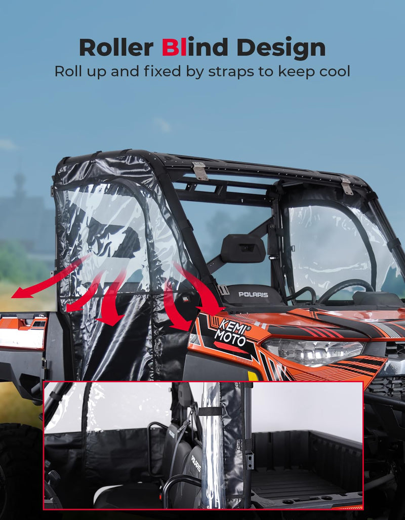 Load image into Gallery viewer, UTV Cab Enclosure Upper Doors for Ranger XP 1000 (2017-2025)
