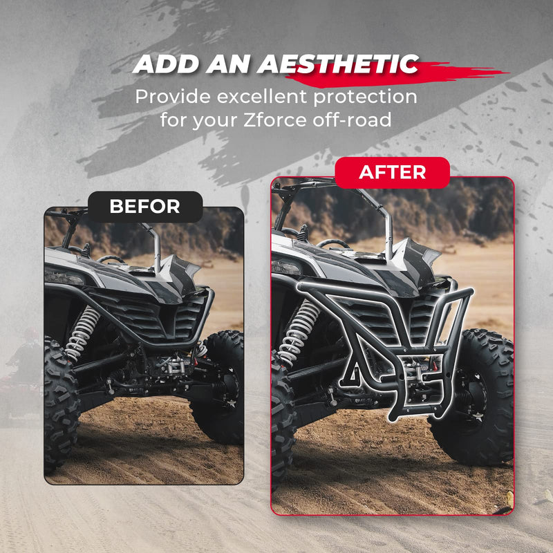 Load image into Gallery viewer, Front Bumper Brush Guard for CFMOTO ZForce 950
