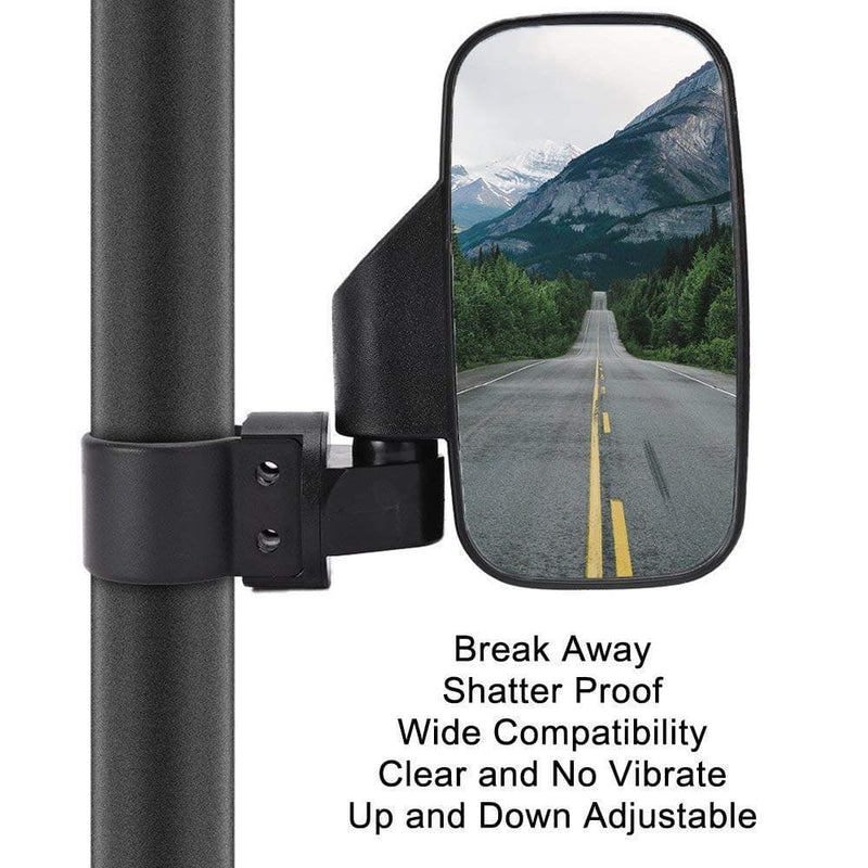 Load image into Gallery viewer, 360 Degree Adjustable Side Mirrors for Can Am Maverick X3/ RZR w/ 1.75" -2" Roll Bar(1 pair)

