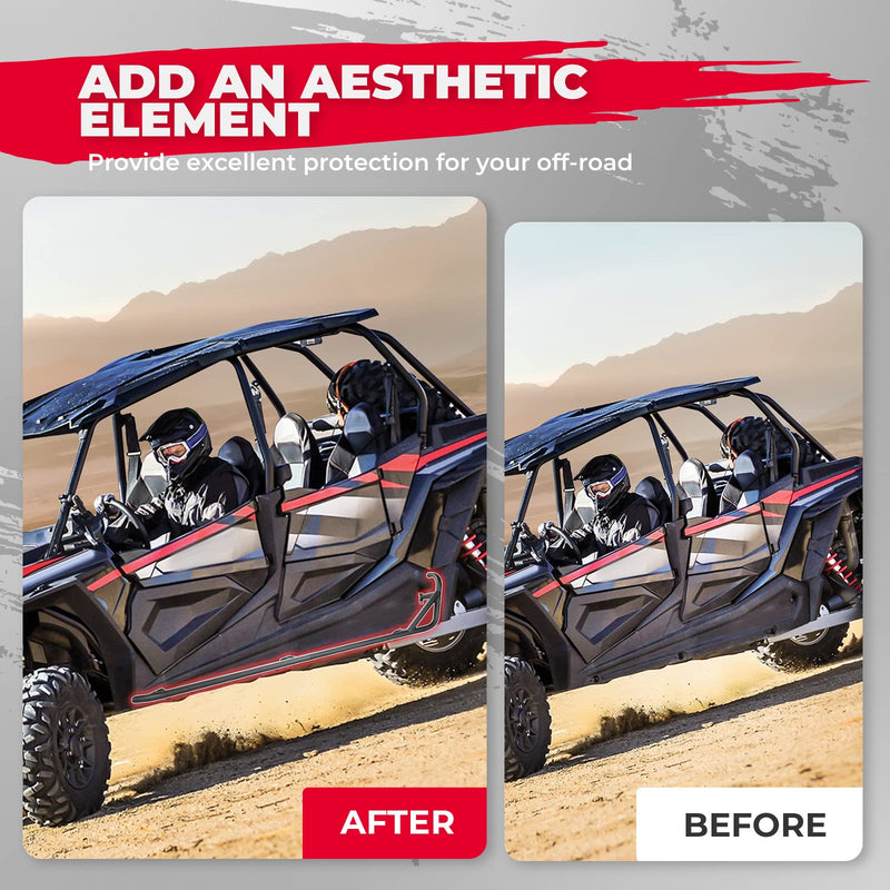 Load image into Gallery viewer, Steel Nerf Bars Fit Polaris RZR XP 4 1000 / 4 Turbo 2014-2023
