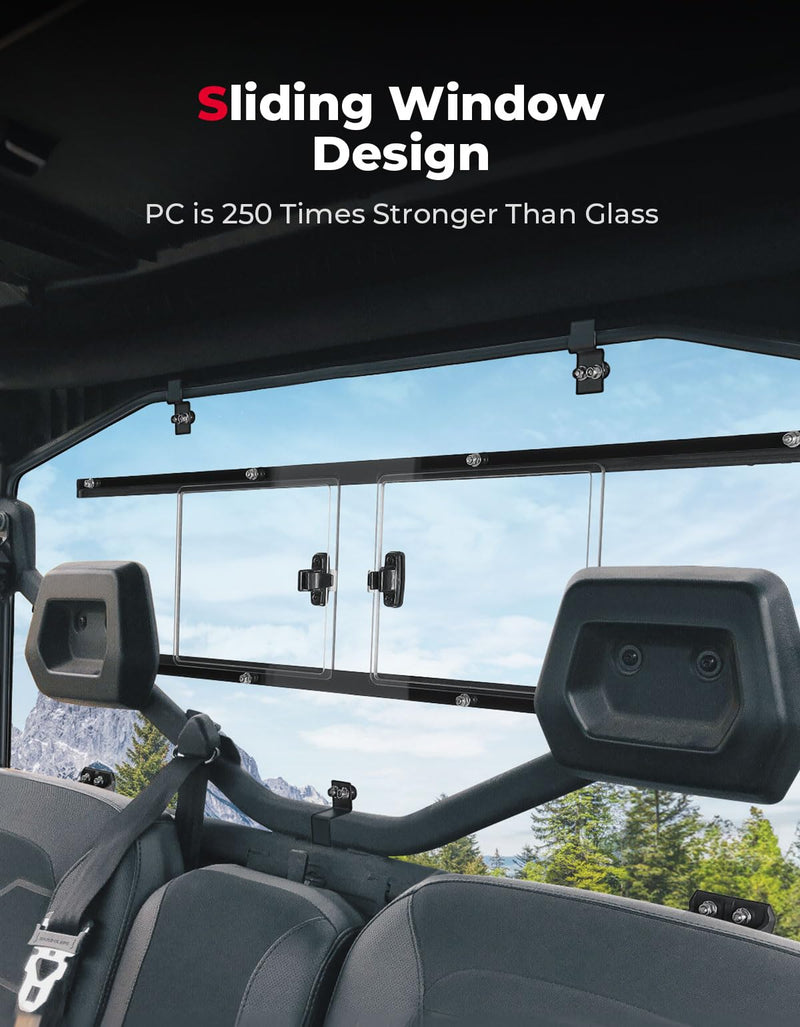 Load image into Gallery viewer, Sliding Rear Windshield for Can-Am Defender HD10|9|8|7|5
