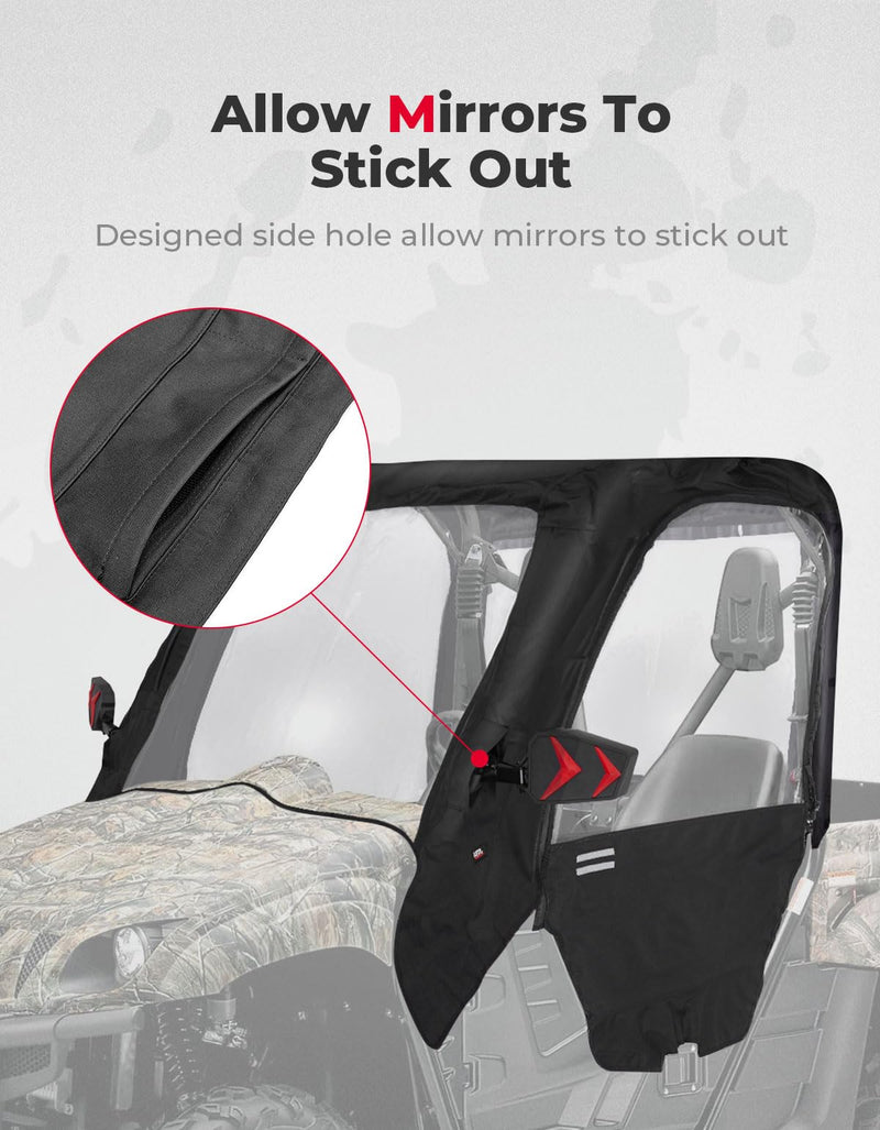 Load image into Gallery viewer, UTV Cab Enclosure Heavy-Duty 900D for Yamaha Rhino with Half Doors
