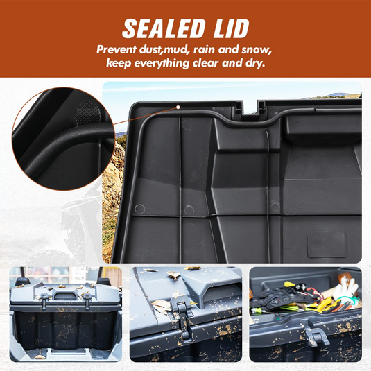 73 QT Rear Storage Bed Box for Polaris RZR PRO XP / 4 (2020-2025)