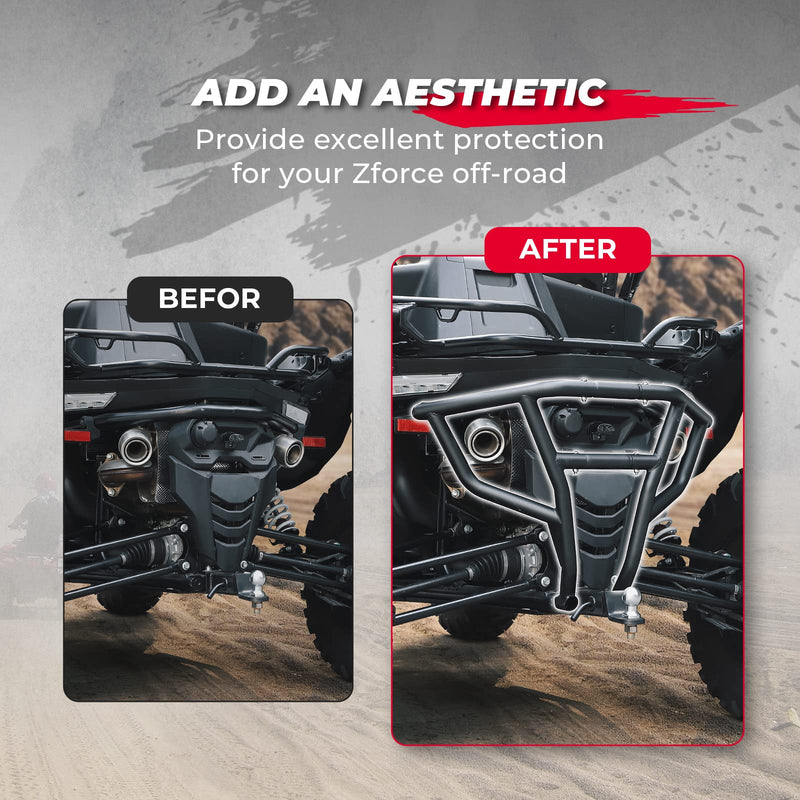 Load image into Gallery viewer, Rear Bumper Brush Guard for CFMOTO ZForce 950 Accessories
